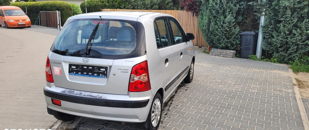 Hyundai Atos cena 4699 przebieg: 130000, rok produkcji 2006 z Rakoniewice małe 172